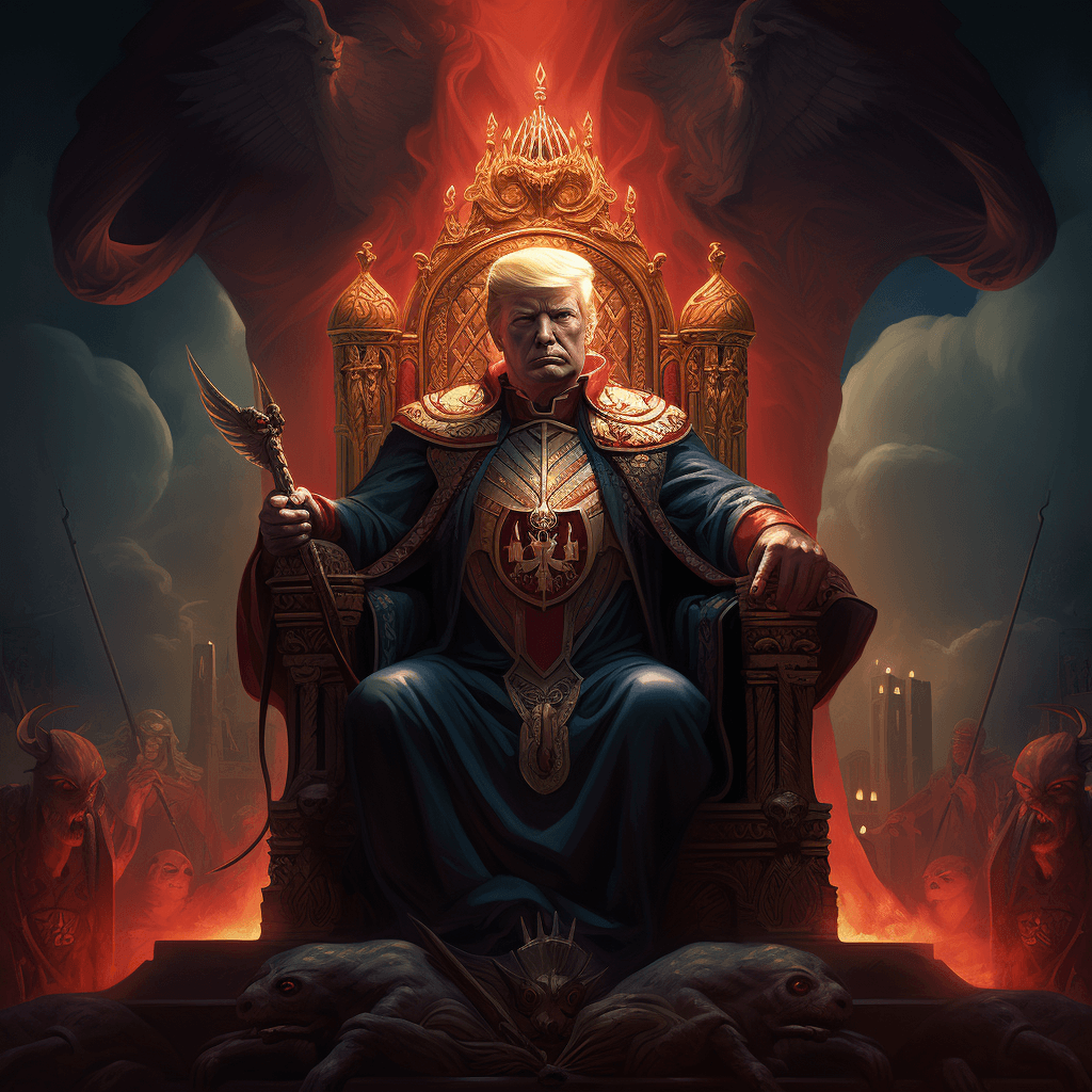 AI generated: The Cult of Trump