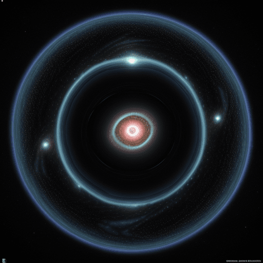 AI generated: High resolution photography of consciousness becoming self aware everywhere in the universe simultan...