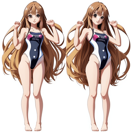 AI generated: masterpiece, taiga aisaka, cute face, anime, anime face, hands up, high detail body, low detail face...