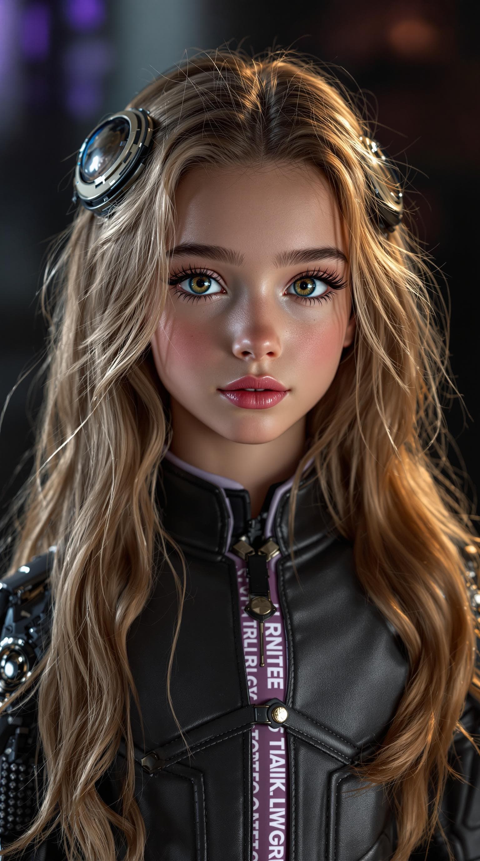 AI generated: djrny-v4 style, score_13, score_28_up, score_37_up, a professional photo of a the beautiful 10 year ...