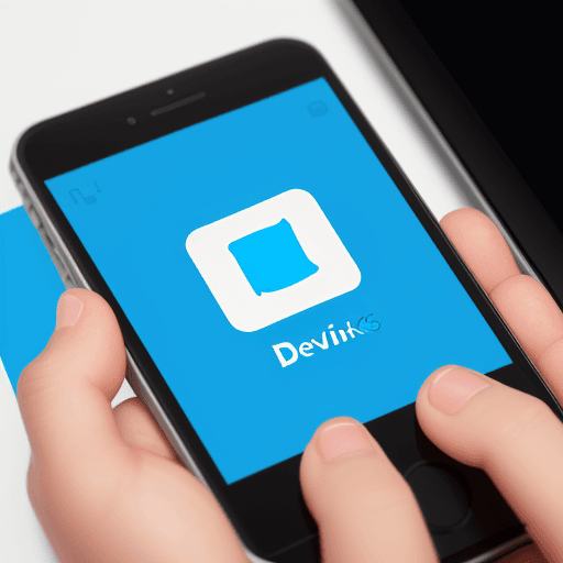 AI generated: Create a logo for app name as Devlinks it platform and Media app for developer . Simple Logo easy to...