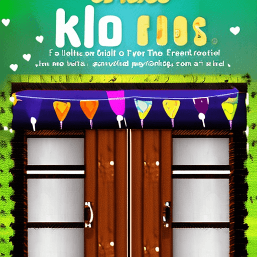 AI generated: High-resolution kids-friendly flyer design, a child opens the door of a trunk, the child see the dif...