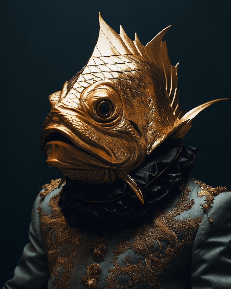 AI generated: fish mask