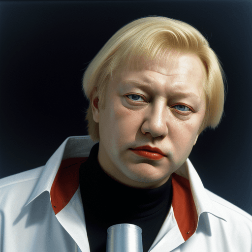 AI generated: Boris Yeltsin on Mars choking Putin