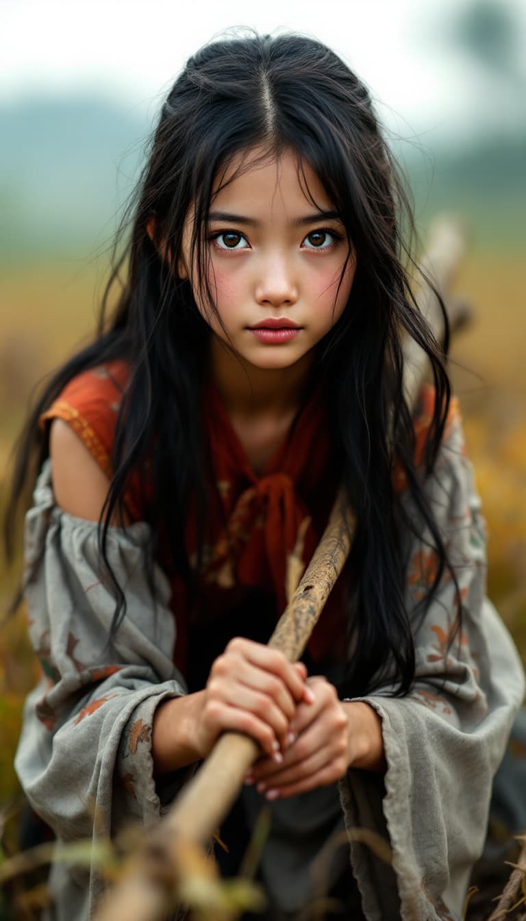 AI generated: a professional photo of a eleven year Vietnamese girl,(futuristic),(masterpiece), (realistic), (perf...