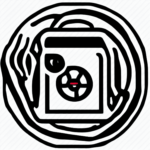 AI generated: ChatGPT,  machine, app icon, audio waves, robot