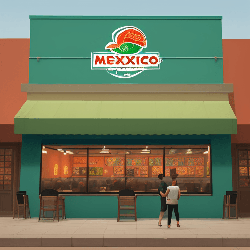 AI generated: Generate a sleek and modern logo for a taqueria named 'MexiTaco.' The logo should reflect the essenc...