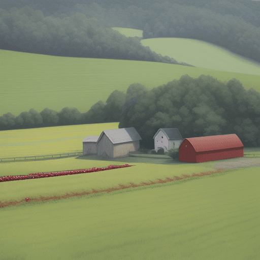 AI generated: berries, farm, 2d