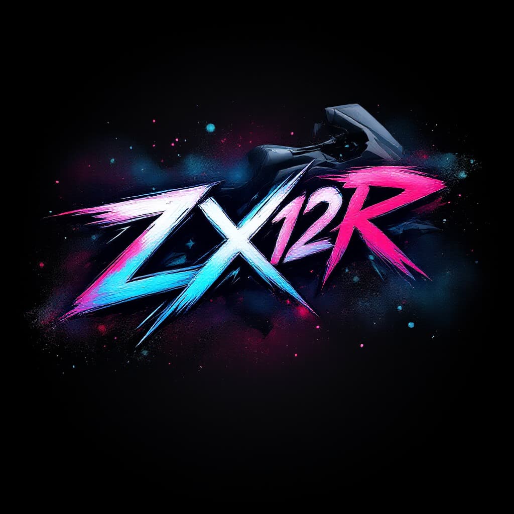 AI generated: ZX12R text,spraypaint,4k