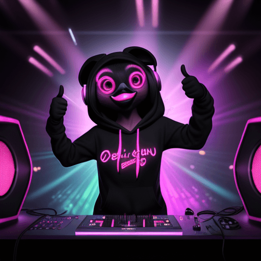 AI generated: A captivating, 3D-rendered nightclub scene, oozing with the energy of classic disco beats. Nachtfalk...