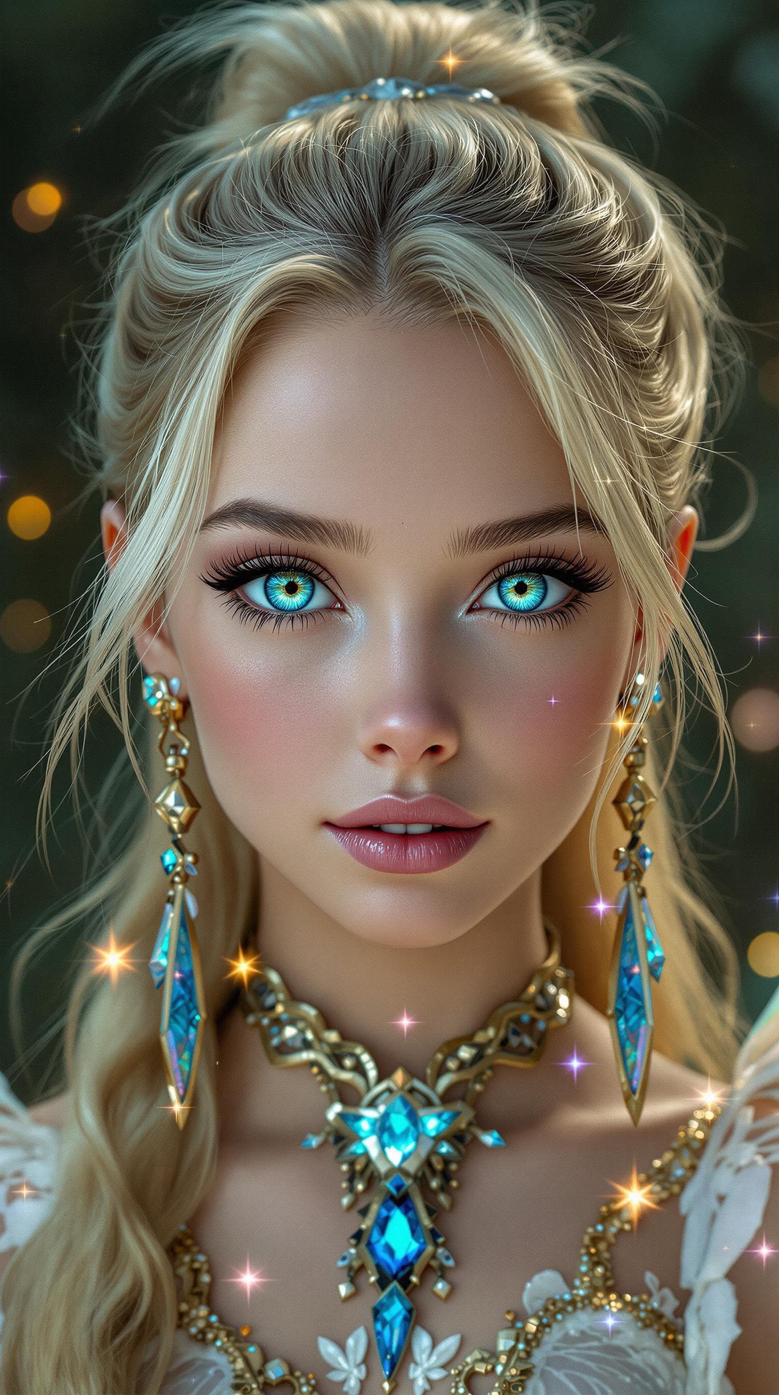 AI generated: a professional photo of a exceptionally beautiful girl Fairy (age 12) (full Body),(futuristic),(mast...