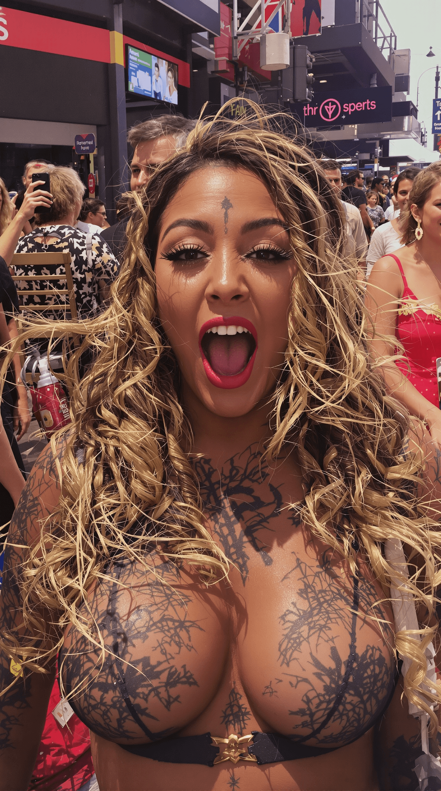 AI generated: Women gone wild. High resolution photograph.
 <lora:Dever_Flux_Enhancer:0.8> <lora:iphone-dev-7:0.8>...