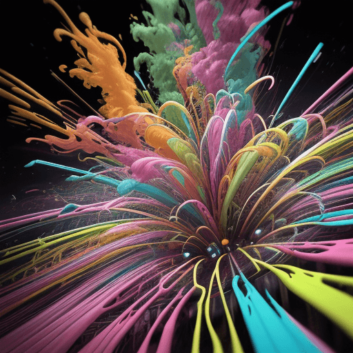 AI generated: Colorful cocktails tornado, vibrant colors, swirling motion, intricate details, hyperdetailed, cinem...