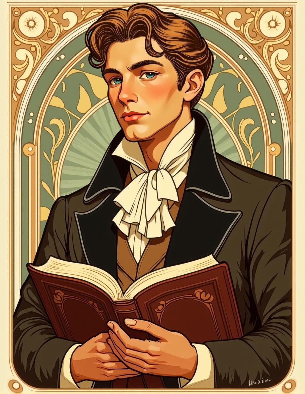 Alphonse Mucha Style (authentic)