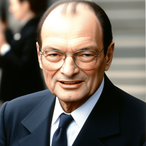 AI generated: jacques chirac