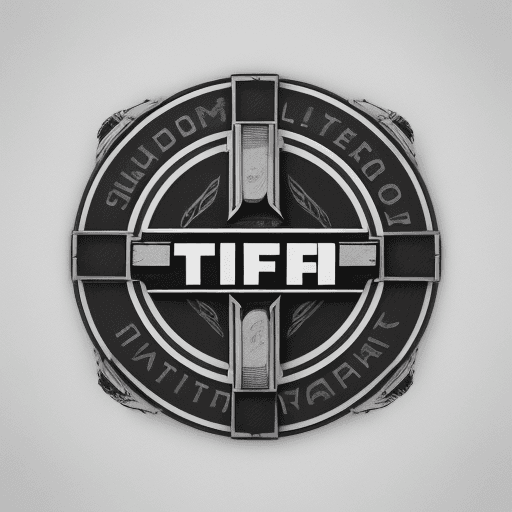 AI generated: 'IfD platform' letter, logo, extremely high quality, creative design, black and white
