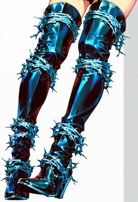Barbwire Boots - Image 1