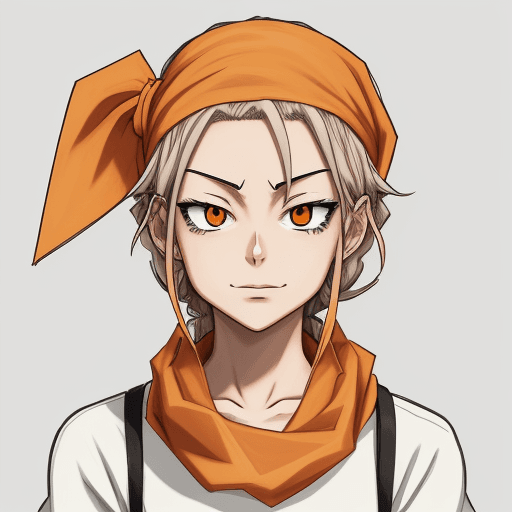 AI generated: emie_mha,emiemhafx,orange bandana,anime