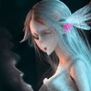 AI generated: (Fairy lady in Smoke:1.3), woman, Haunting beauty, eerie lighting, watercolor, hard wispy tendrils, ...