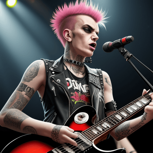 AI generated: punk rock