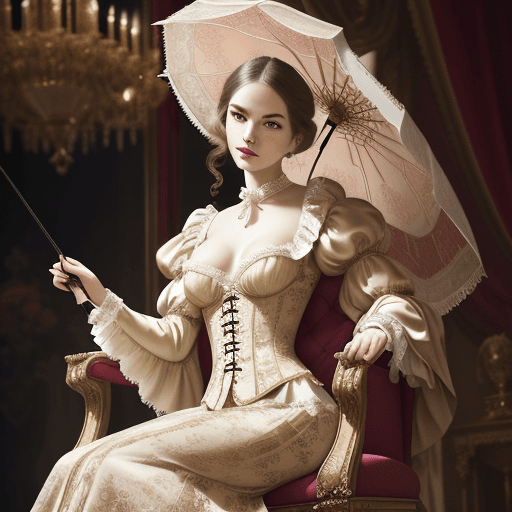 AI generated: (sumptuous allure:1.3), (Baroque chic:1.1), regal ambiance, fashion photography, 4k UHD resolution, ...