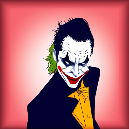 AI generated: madison beer joker version