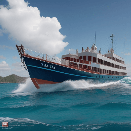 AI generated: viaje en barco, aguas fuertes, jovenes asustados, con ropa 2023