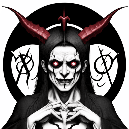 AI generated: satanás caindo como um raio