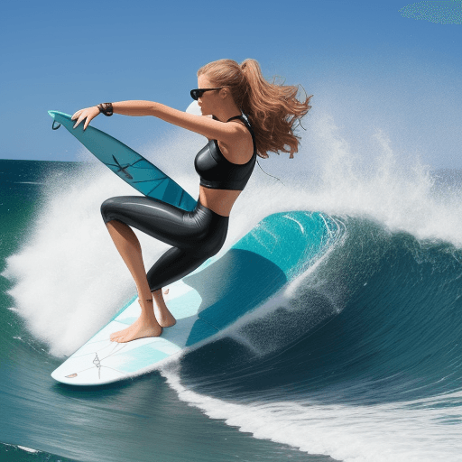 AI generated: 🏄‍♀️