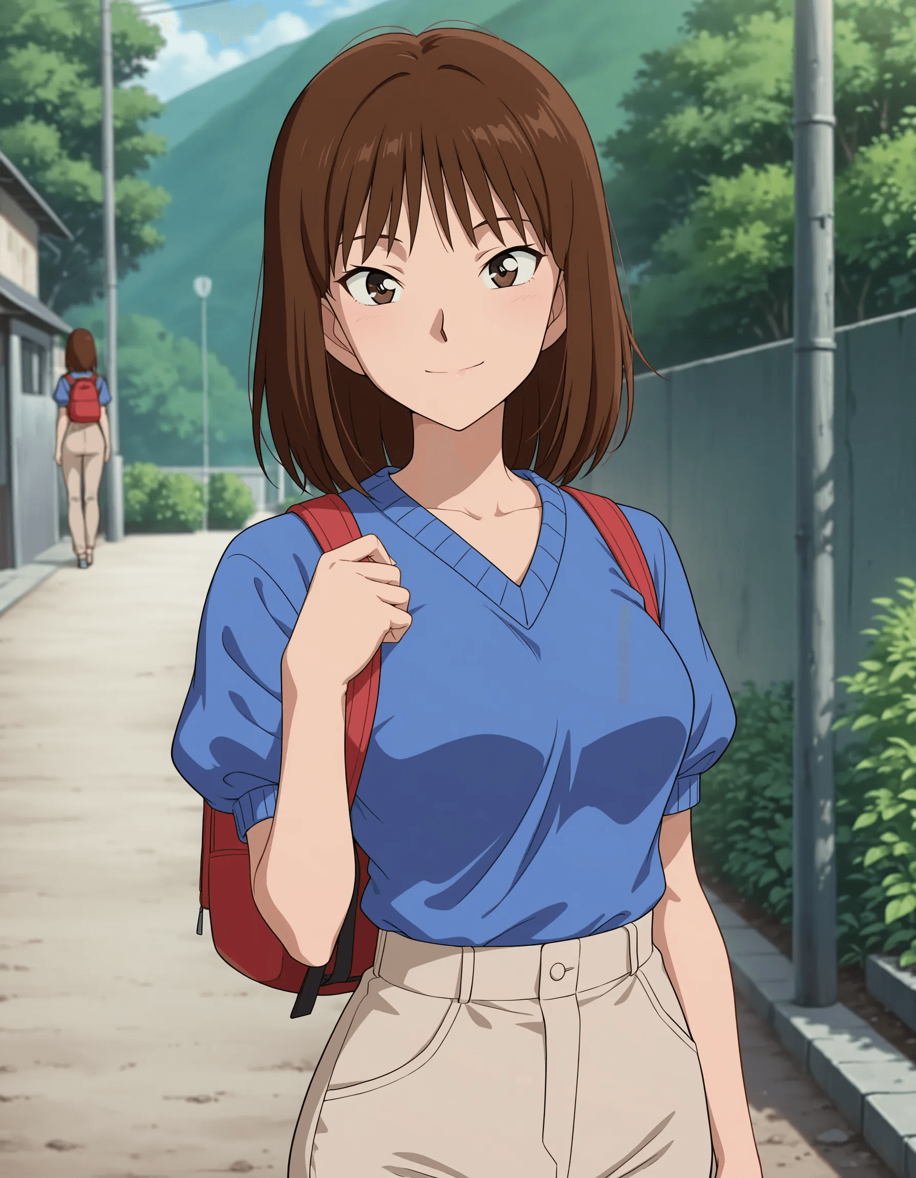 Female College Student A&B     女子大生A&B / Detective Conan 名探偵コナン Episode201 - Illustrious 2girls Lora