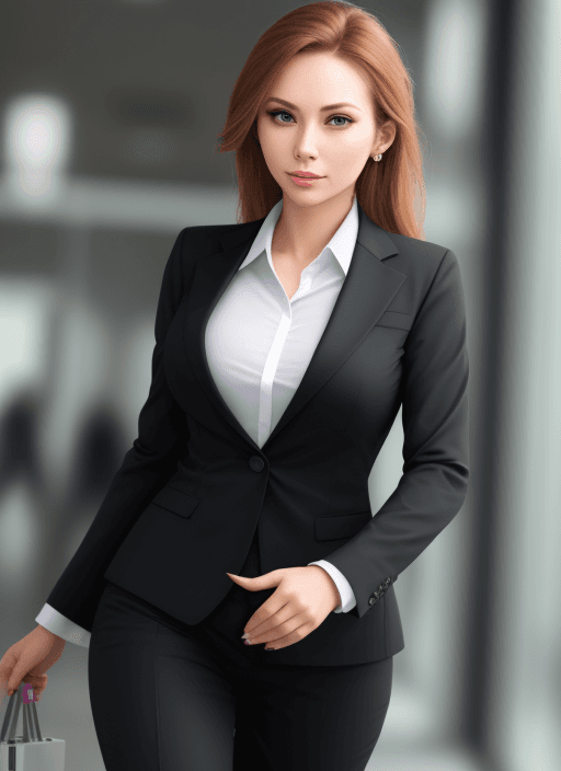 AI generated: Business woman