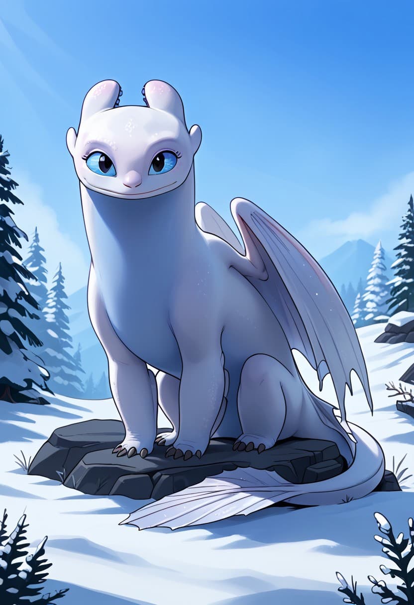 NUBLESS / LIGHT FURY - HTTYD [PONY]