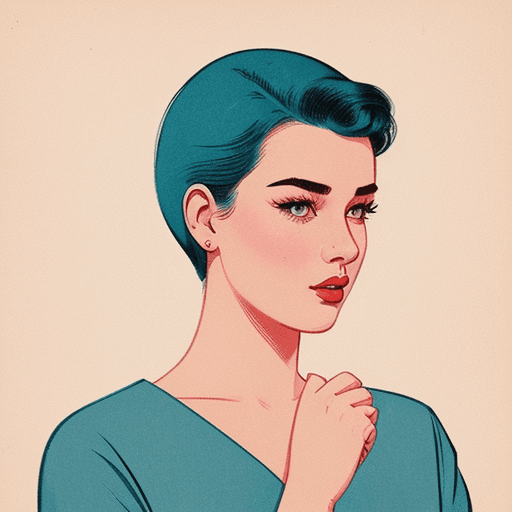 AI generated: Premium vintage illustration design, art by Coby Whitmore, bold color and line, Morphism art, vibran...