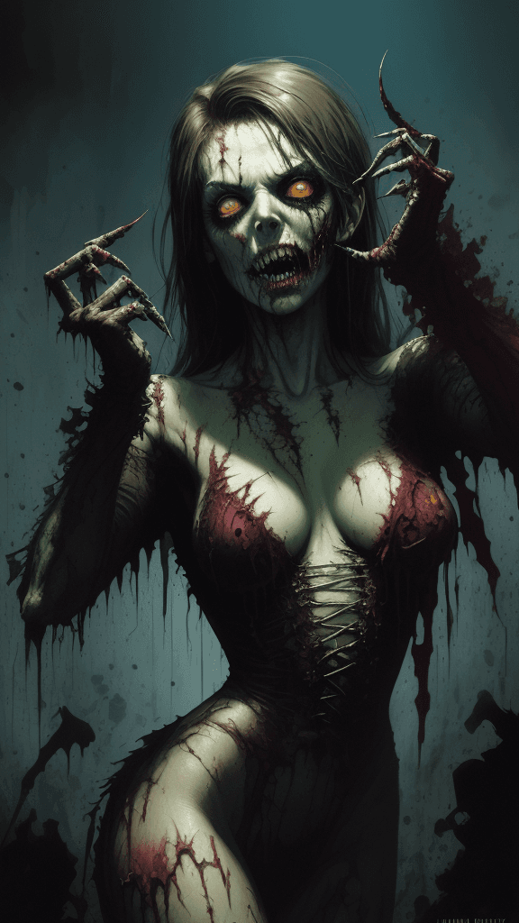 AI generated: (masterpiece)
(best quality)
(ultra-detailed)
(best illustration)
flawless undead
zombie by John Ber...