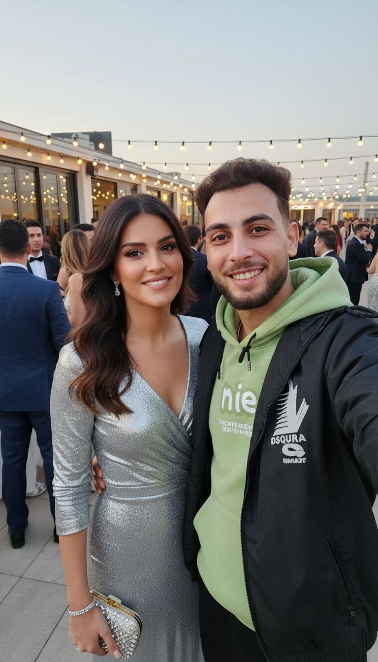 AI generated: 
A realistic photo of me standing next to Georgina Rodríguez, Cristiano Ronaldo’s wife, as we pose ...