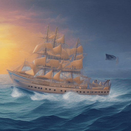 AI generated: A rose in a big boat