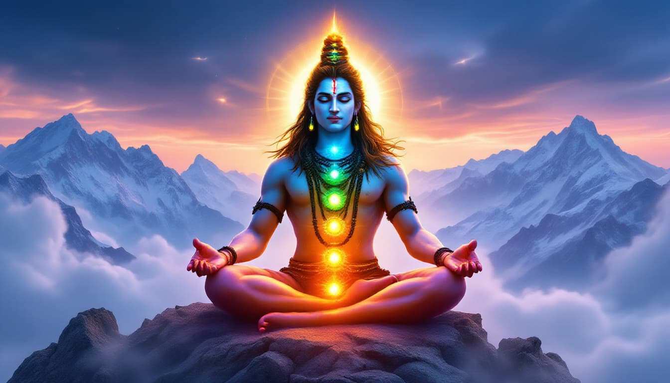 AI generated: "Generate an ultra-high-resolution, photorealistic image of Lord Shiva, the supreme Hindu deity, sea...