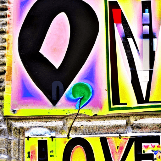 AI generated: Italian girl with a sign that says "I'm in love"