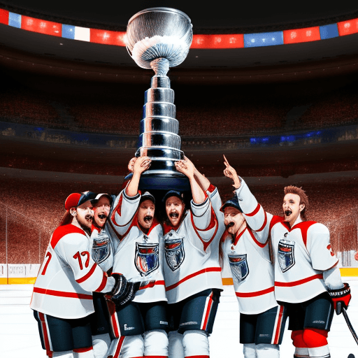 AI generated: Hockey team won Stanley Cup