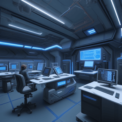 AI generated: 
Cyberwind laboratory interior

