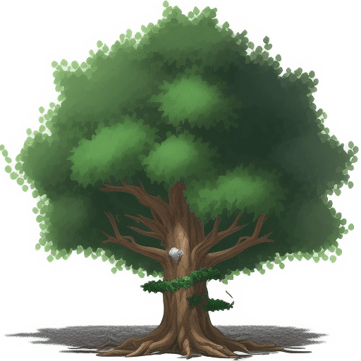 AI generated: rpg maker tree