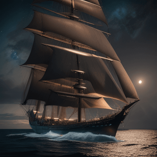AI generated: Photo of a ultra realistic sailing ship, dramatic light,  hyper realistic, focused, extreme details,...