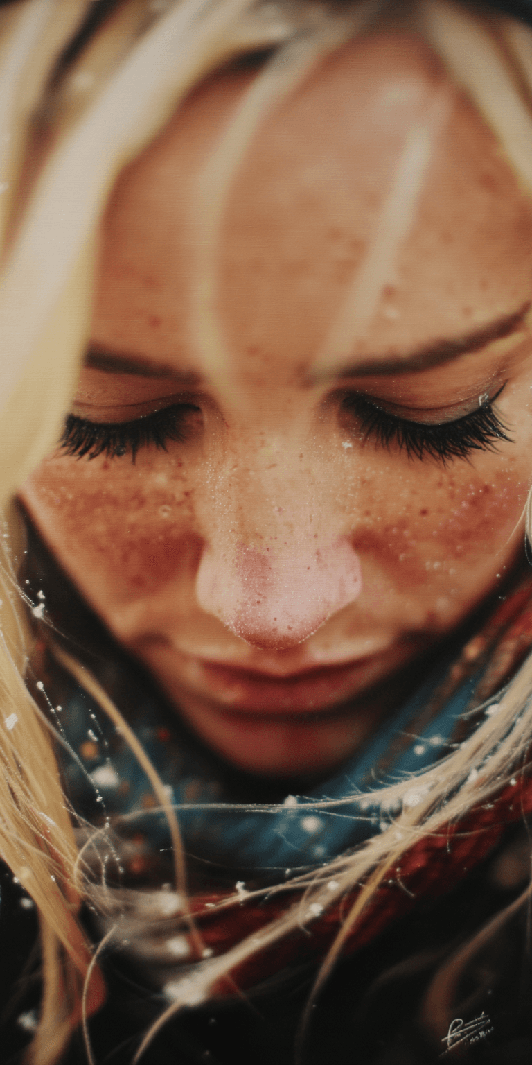 AI generated: painting of a woman, soft-focused realism --chaos 75 --ar 1:2 --profile 1kixoc4 --stylize 750 --v 7