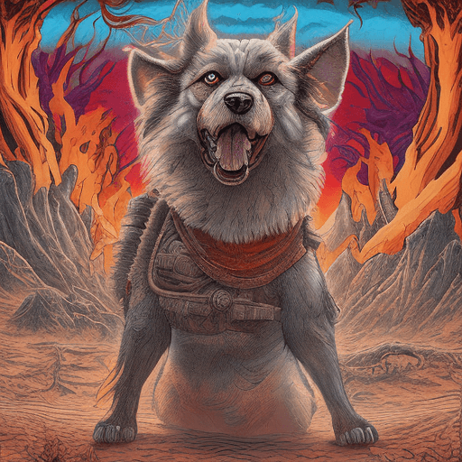AI generated: A retro Horror Comic style poster, of a post apocalyptic universe, in a prehistoric theme setting, i...