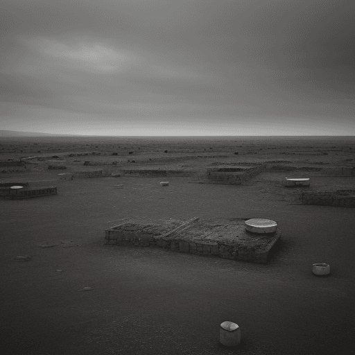 AI generated: lifeless land