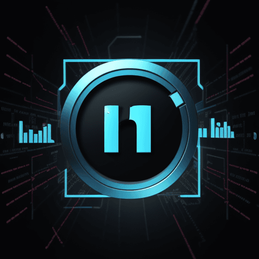 AI generated: Photo with data graphics, ciberpunk style, to the background of LinkedIn
