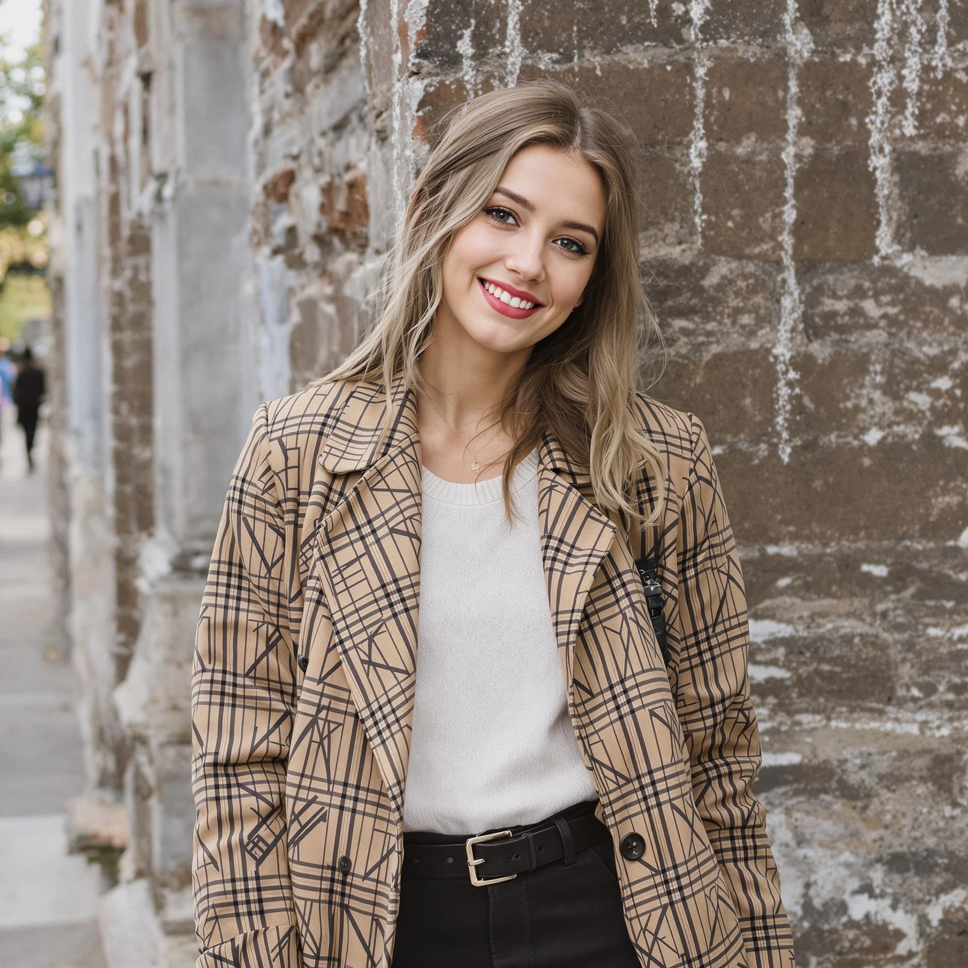 AI generated: A fashionable young female 20 years