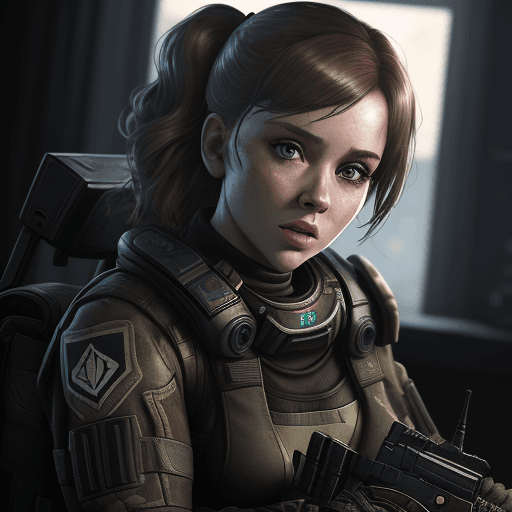 AI generated: Scarlett Rhodes From Call of duty Mobile or Call of Duty: Black Ops 4