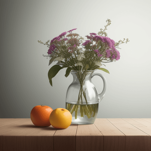 AI generated: make a simple, beautiful still life