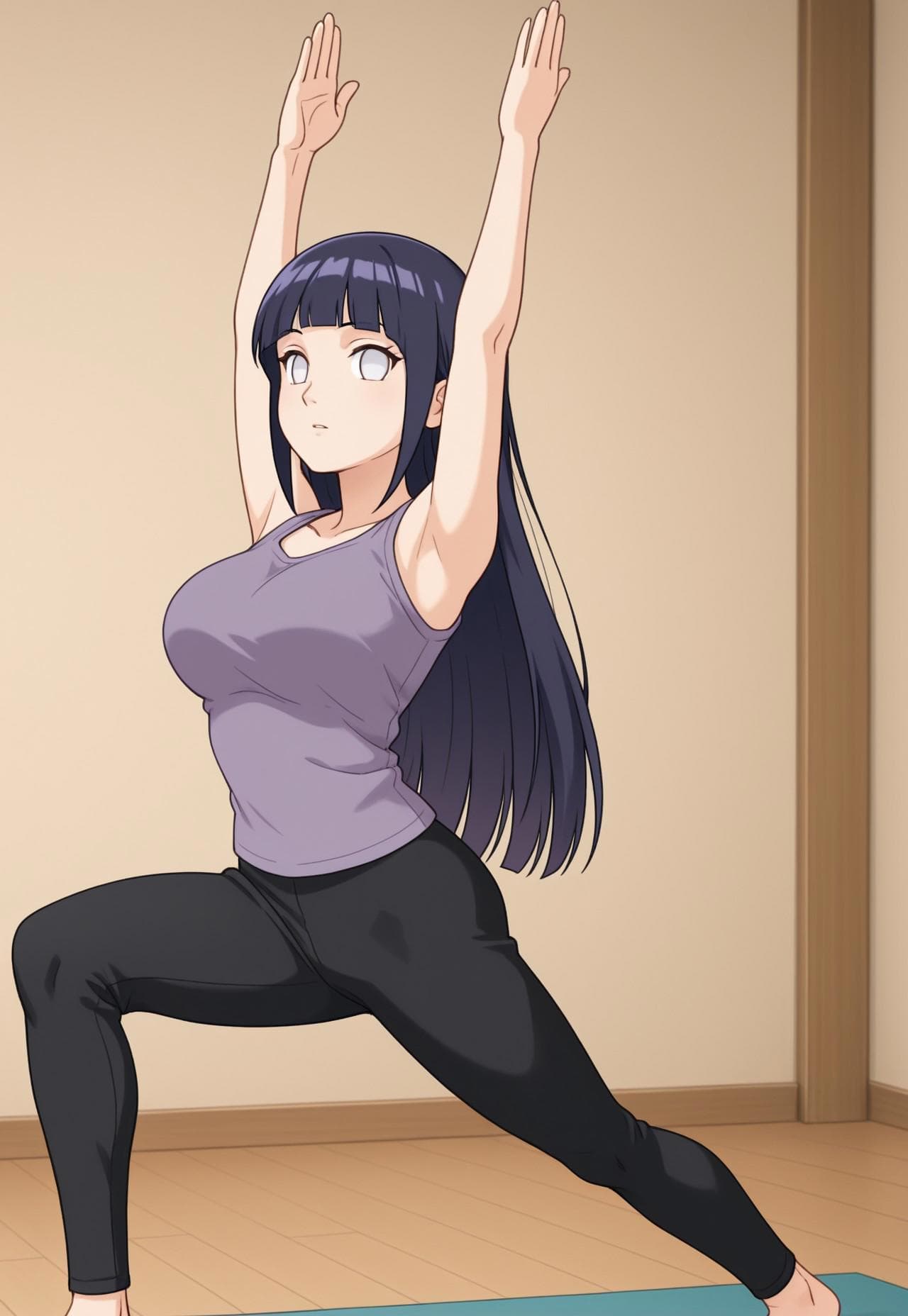 Warrior 1 pose